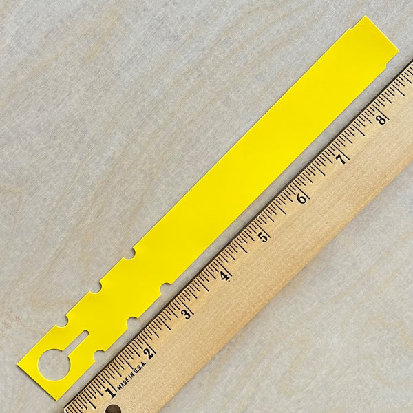 9" x 1" Wraptie Tags Yellow