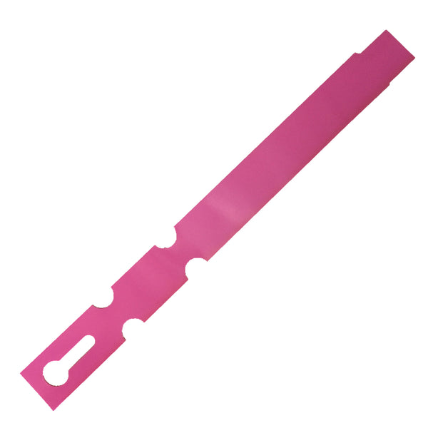 5" x 1/2" Hot Pink Wraptie Tags