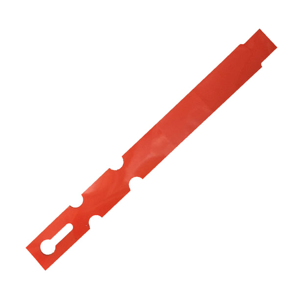 5" x 1/2" Orange Wraptie Tags