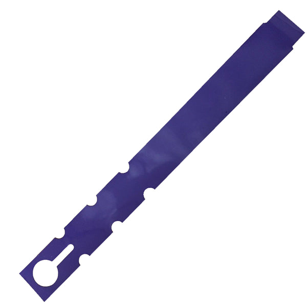 7" x 3/4" Dark Purple Wraptie Tags
