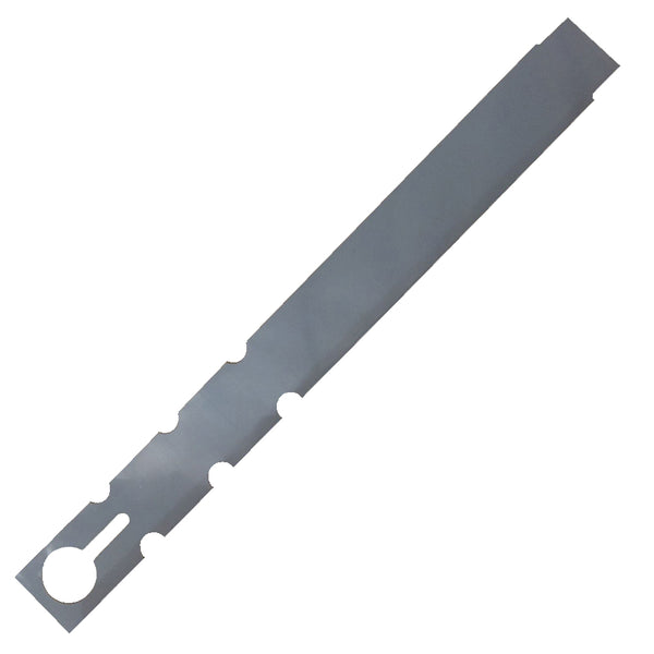 7" x 3/4" Grey Wraptie Tags