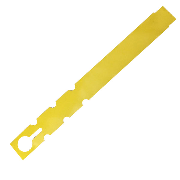 7" x 3/4" Yellow Wraptie Tags