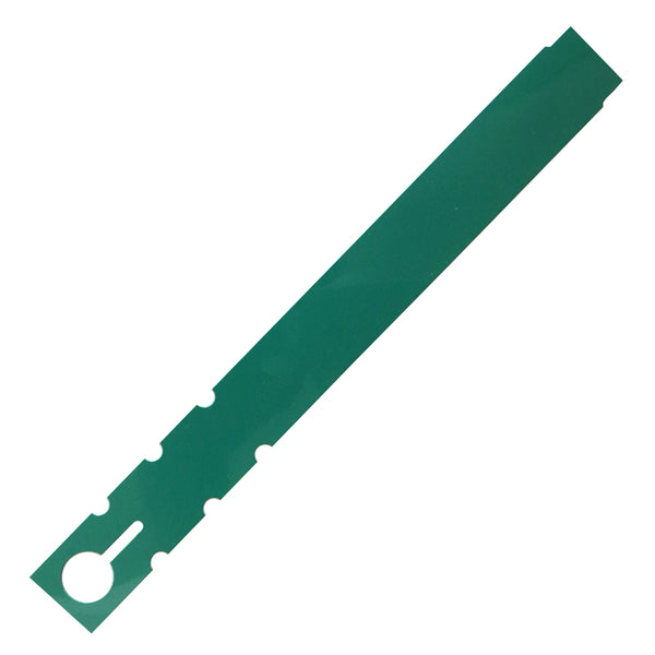 9" x 1" Dark Green Wraptie Tags