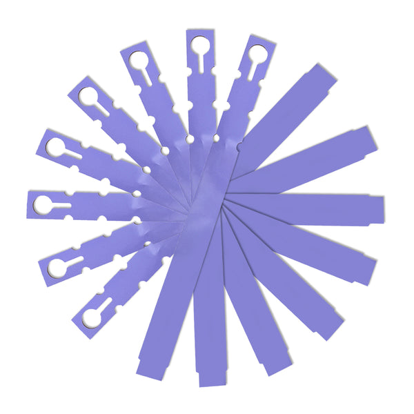 9" x 3/4" Lavender Wraptie Tags