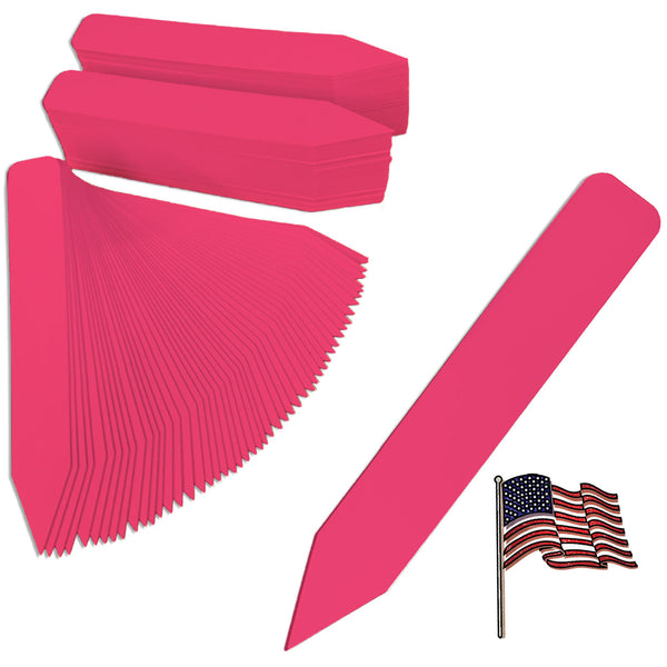 4" x 5/8" Hot Pink Premium Pot Stakes