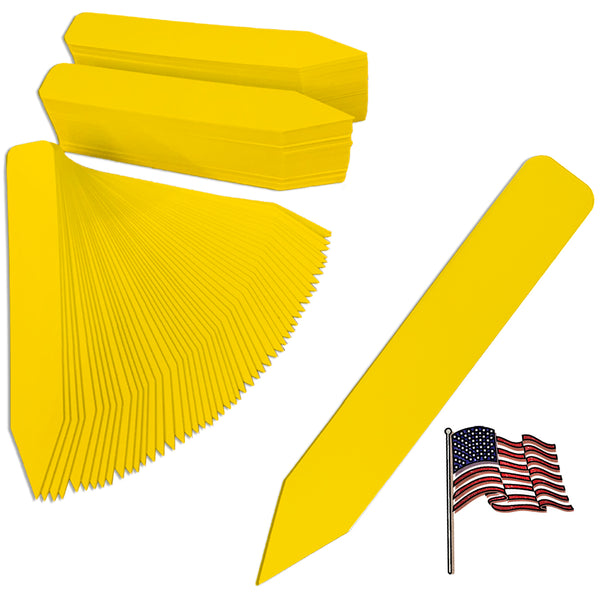 4" x 5/8" Yellow Premium Pot Stakes