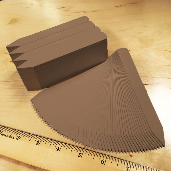 5" x 5/8" Brown Premium Pot Stakes