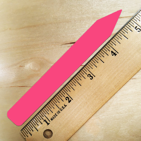 5" x 5/8" Hot Pink Premium Pot Stakes