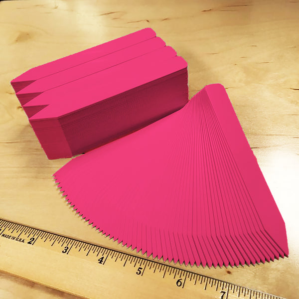 5" x 5/8" Hot Pink Premium Pot Stakes