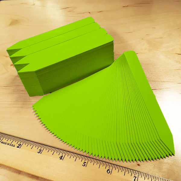 5" x 5/8" Lime Premium Pot Stakes