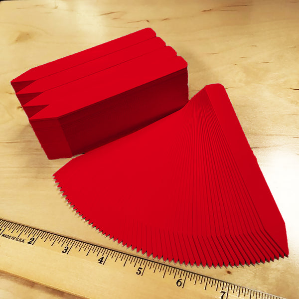 5" x 5/8" Red Premium Pot Stakes