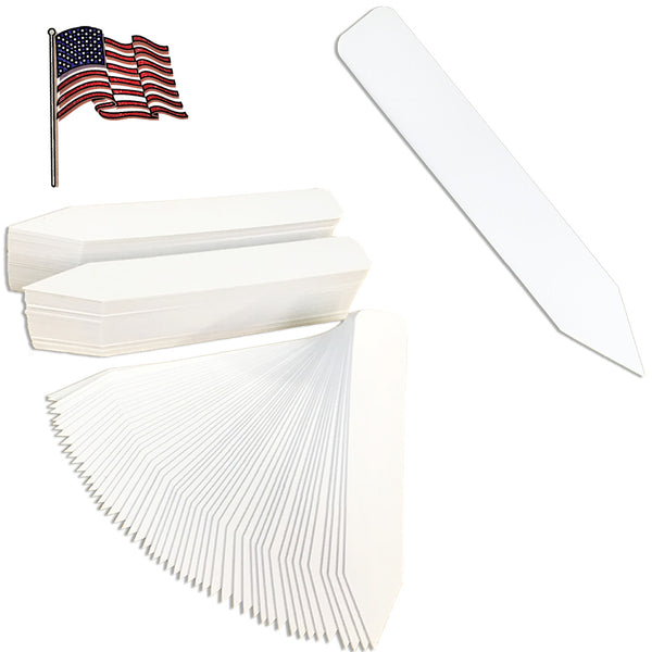 5" x 5/8" White Premium Pot Stakes