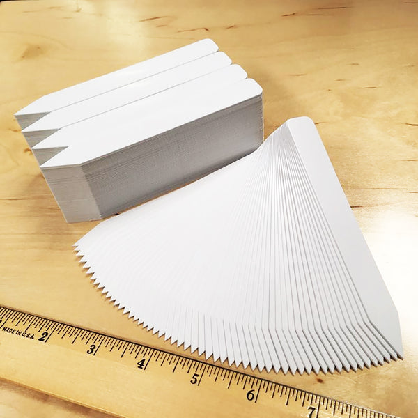 5" x 5/8" White Premium Pot Stakes