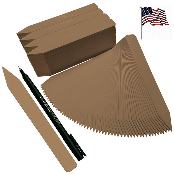 6" x 5/8" Brown Premium Pot Stakes