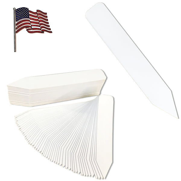 6" x 7/8" White Premium Pot Stakes