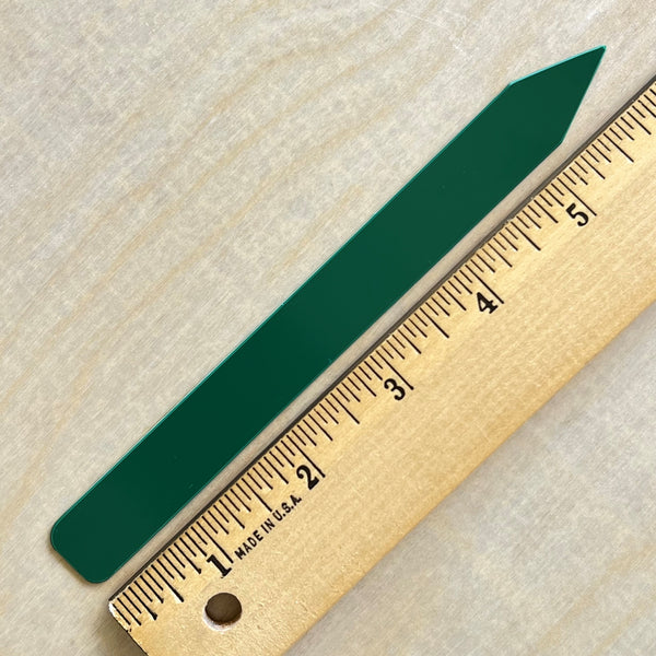 6" x 5/8" Dark Green Premium Pot Stakes