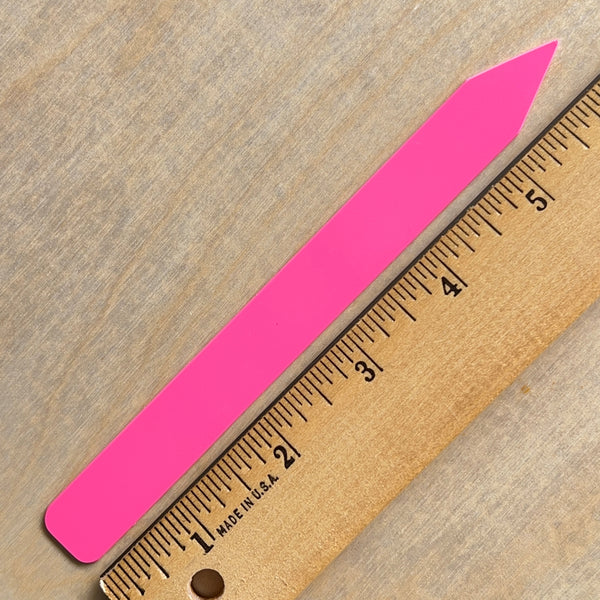 6" x 5/8" Hot Pink Premium Pot Stakes