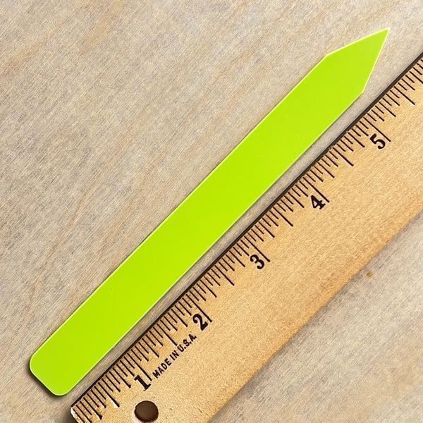 6" x 5/8" Lime Premium Pot Stakes