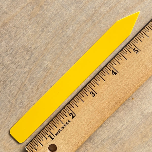 6" x 5/8" Yellow Premium Pot Stakes