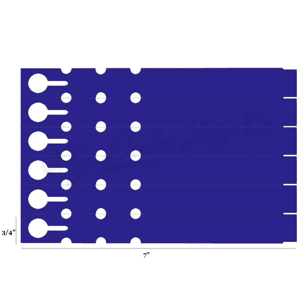 7" x 3/4" Dark Purple Wraptie Tags