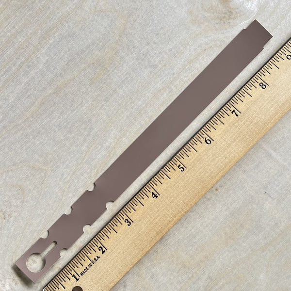 9" x 3/4" Brown Wraptie Tags