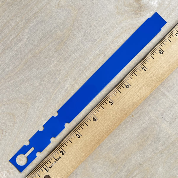 9" x 3/4" Dark Blue Wraptie Tags