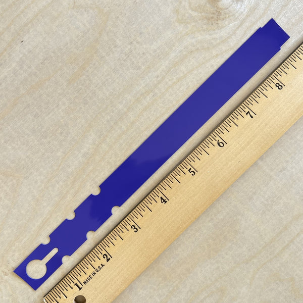 9" x 3/4 Dark Purple Wraptie Tag 