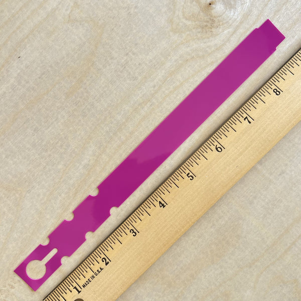 9" x 3/4" Fuchsia Wraptie Tags