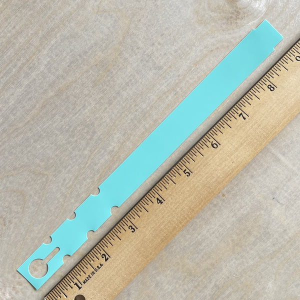 9" x 3/4" Mint Wraptie Tags