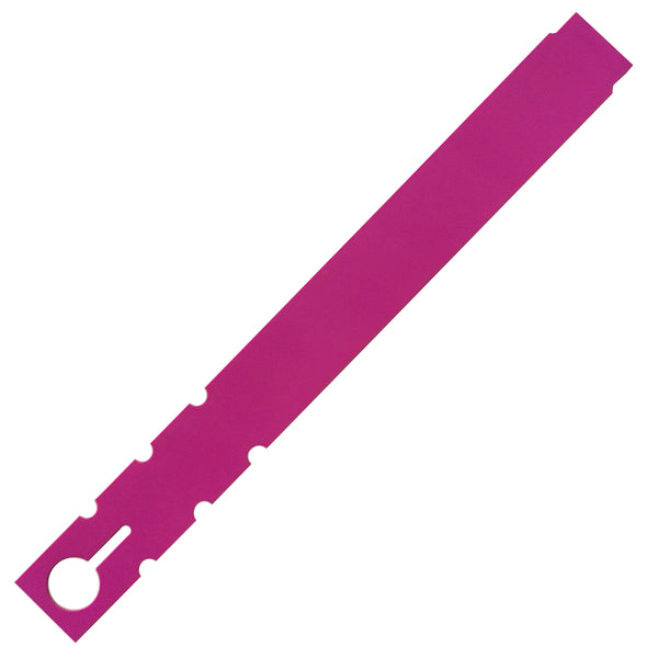 9" x 1" Fuchsia Wraptie Tags